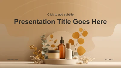 黄色简约风护肤产品介绍PPT主题