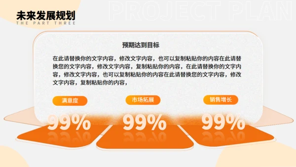 毛玻璃风商业项目计划书通用PPT模板