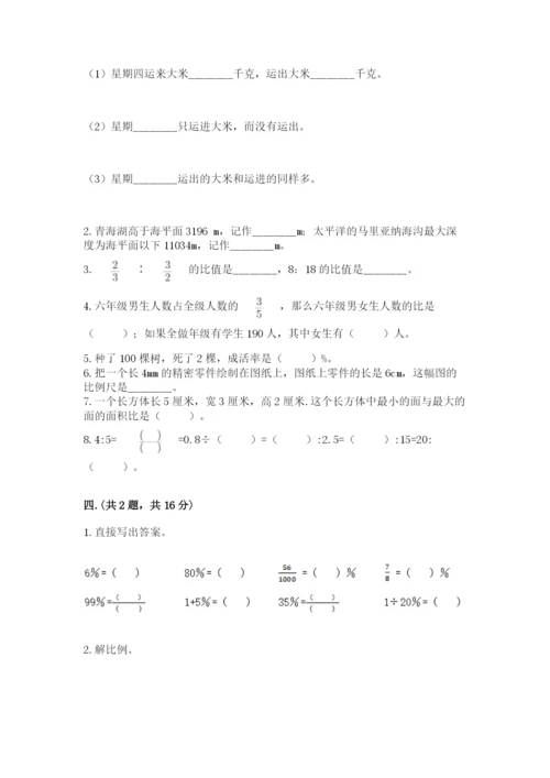 苏教版数学小升初模拟试卷及完整答案（历年真题）.docx