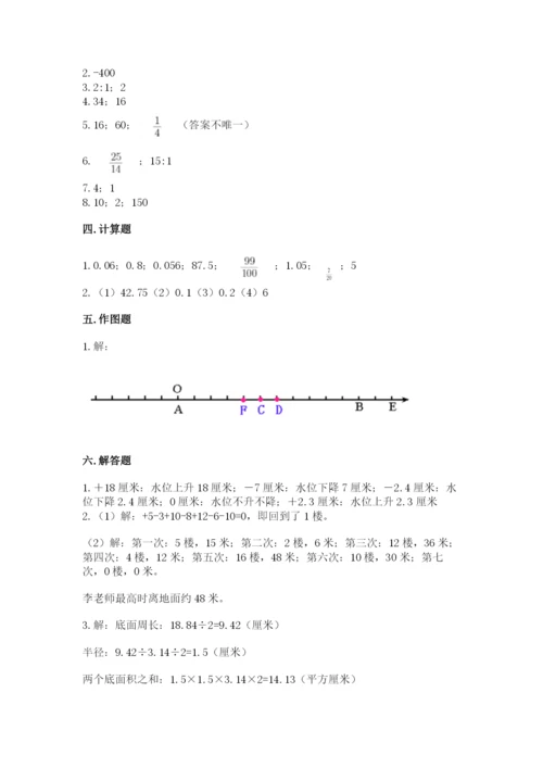 北京版小学六年级下册数学期末综合素养测试卷【考点梳理】.docx