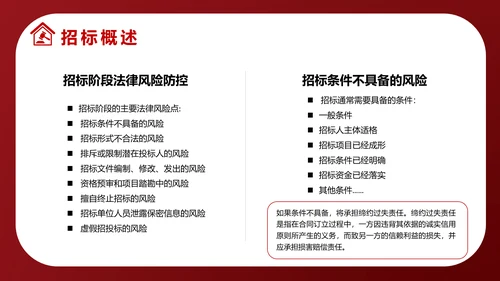 违反招标投标法规法律责任知识科普PPT模版