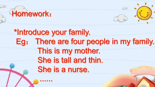 Unit 6 Meet my family!  Let's review  课件(共28张PPT)