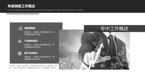 欧美风2019年终工作总结述职报告PPT