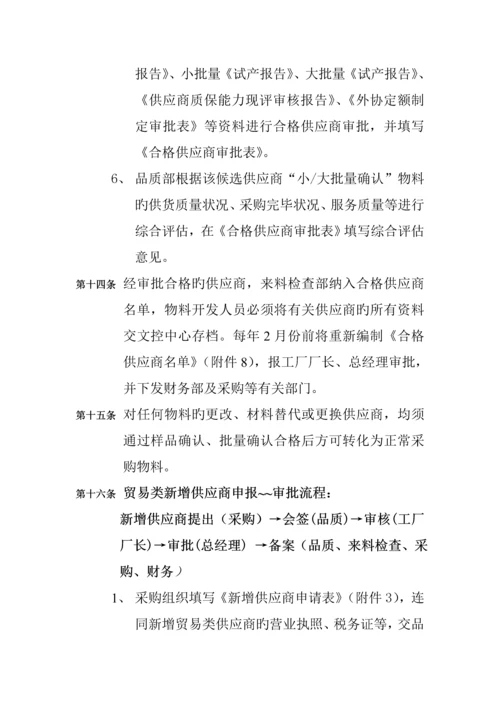 磁控管工厂供应商管理新版制度.docx