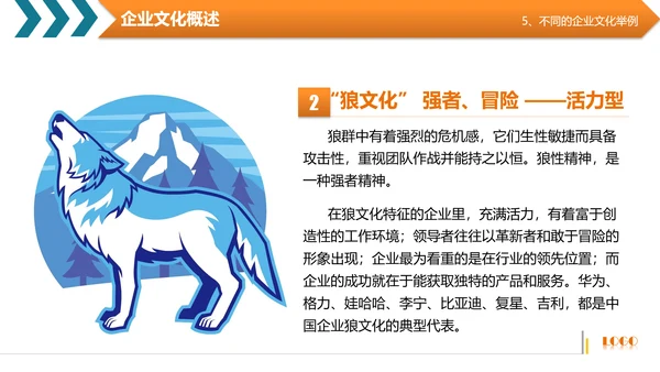 商务高管培训企业文化阐述PPT模板