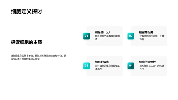 细胞科学讲解PPT模板