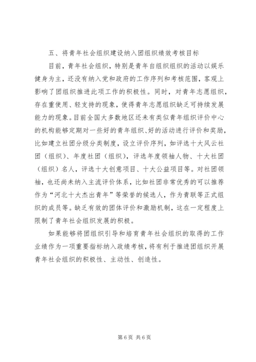 共青团组织培育引导青年社会组织发展的路径探讨.docx