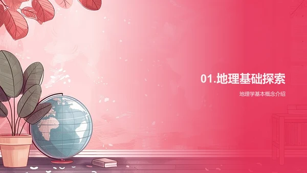 地理知识与环境影响PPT模板
