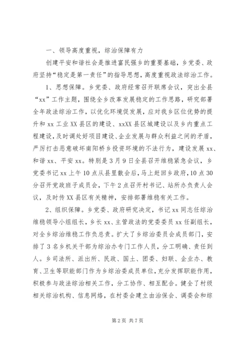 向县维稳工作督查组专题汇报材料 (2).docx