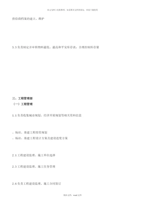 公司部门职能及职责划分(2021整理).docx