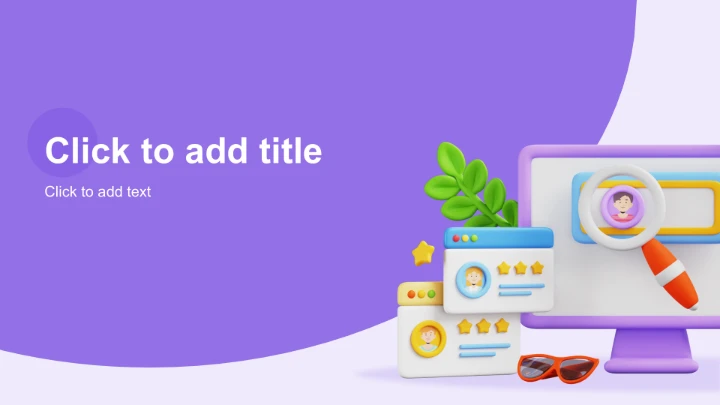 蓝色卡通风就业发展报告PPT主题