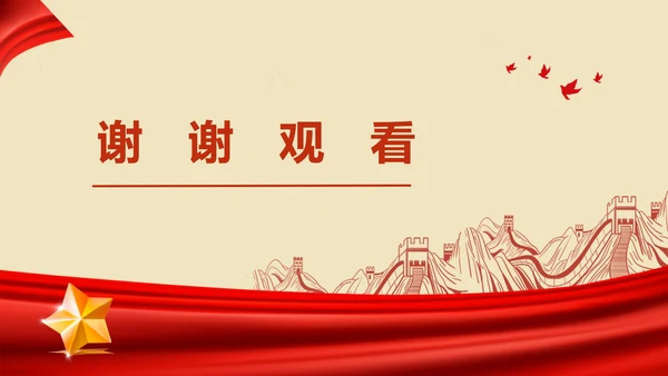 红色党政风爱国社区工作人员总结汇报PPT模板