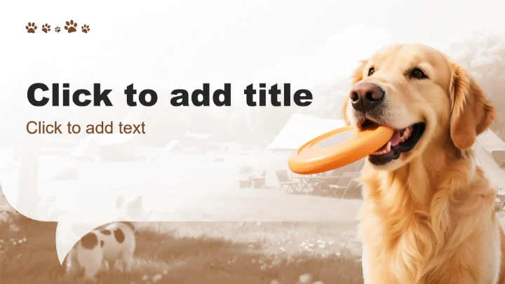 棕色商务风宠物市场调研报告分析PPT主题模板