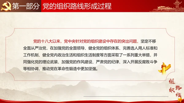 贯彻落实新时代党组织路线PPT党课课件