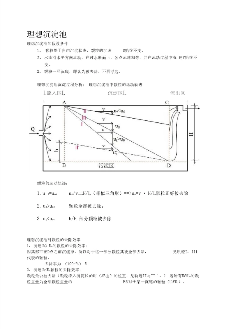 理想沉淀池详解