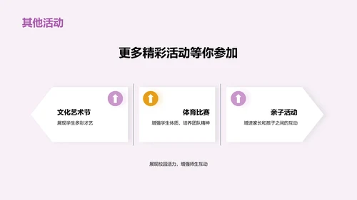 紫色创意主题班会开学季活动PPT模板