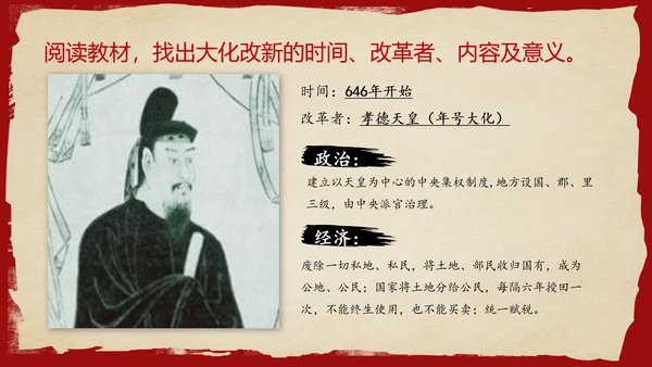 古代日本初中历史教学PPT课件