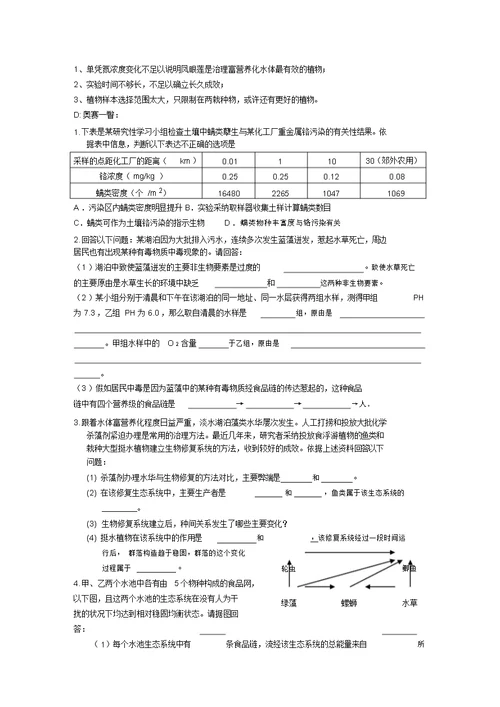 (高考生物)人与生物圈