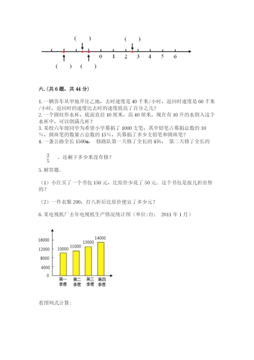 青岛版数学小升初模拟试卷（考试直接用）.docx