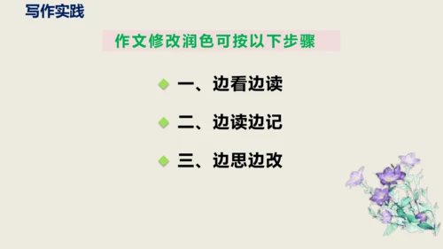 部编版语文九年级下册第四单元写作《修改润色》同步课件