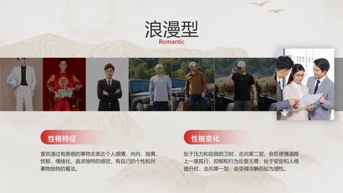 米色中国风企业员工心理洞察培训