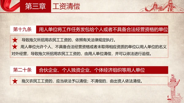 保障农民工工资支付条例全文解读PPT模板