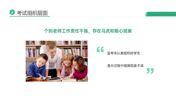 绿色商务实拍期末考试成绩分析会教研会学生老师ppt