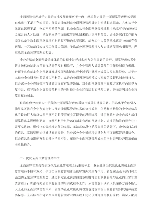 加强全面预算管理提高企业经济附加值.docx