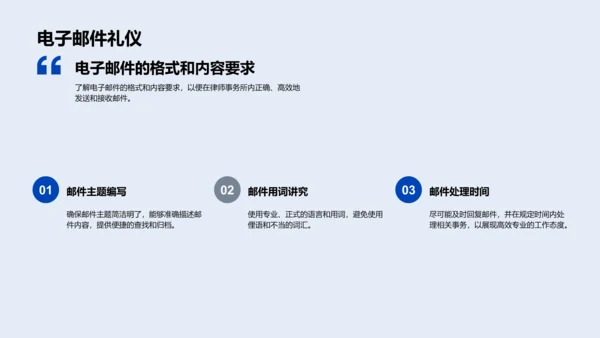 律所商务礼仪讲座PPT模板
