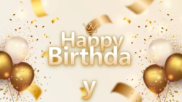 生日快乐生日派对纪念册电子相册动态PPT模板