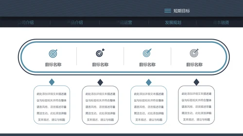 高端大气欧美风商业计划书ppt模板