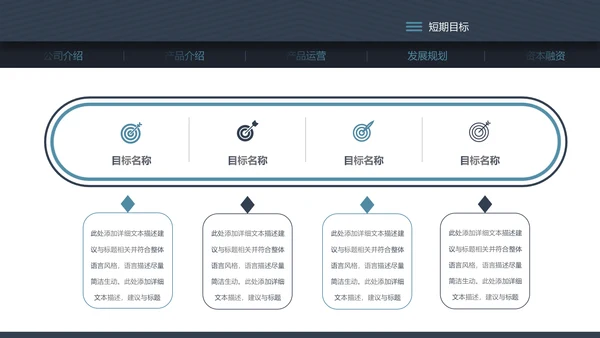 高端大气欧美风商业计划书ppt模板