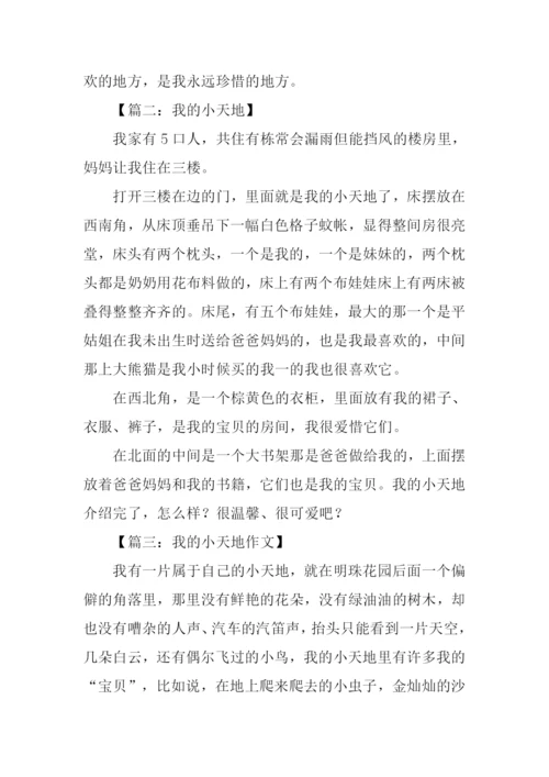 小学作文我的小天地.docx