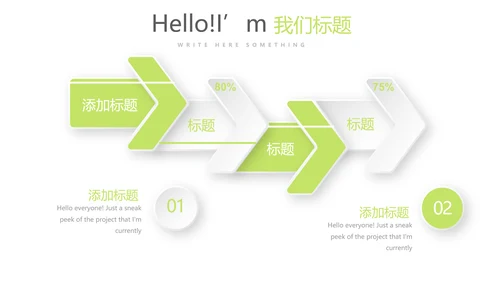 绿色小清新牙科健康动态PPT