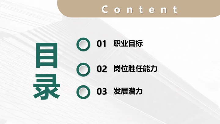 工商管理专业大学生求职个人能力综合展示职业生涯规划PPT模版
