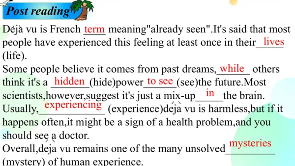 Unit 8 Section A 3a-3c阅读教学课件（人教九年级Unit 8 It must b