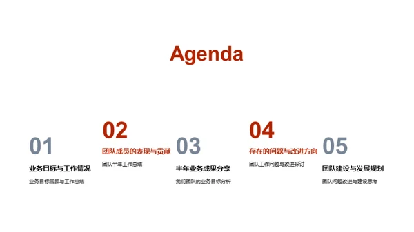 半年业务回顾与展望