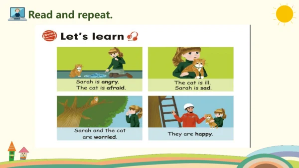 Unit 6 How do you feel Part A Let's learn & Write 