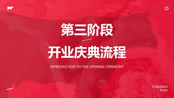 极简高级西餐厅开业庆典策划方案PPT模板