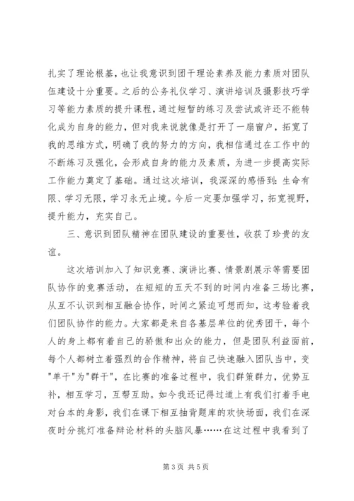 基层团支部书记培训心得 (2).docx