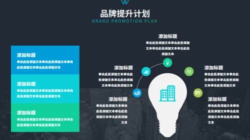 渐变微立体招商引资企业介绍通用PPT模板