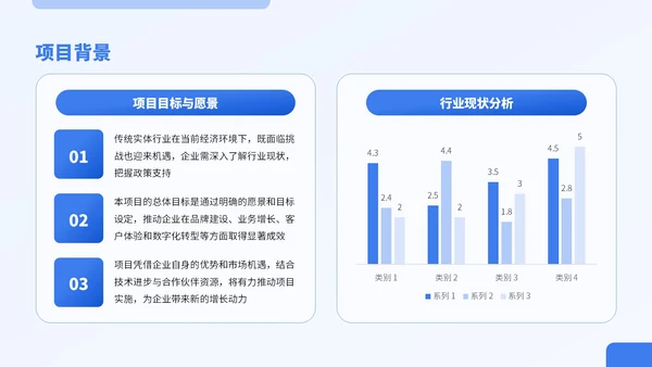 蓝色商务风实体行业商业计划书