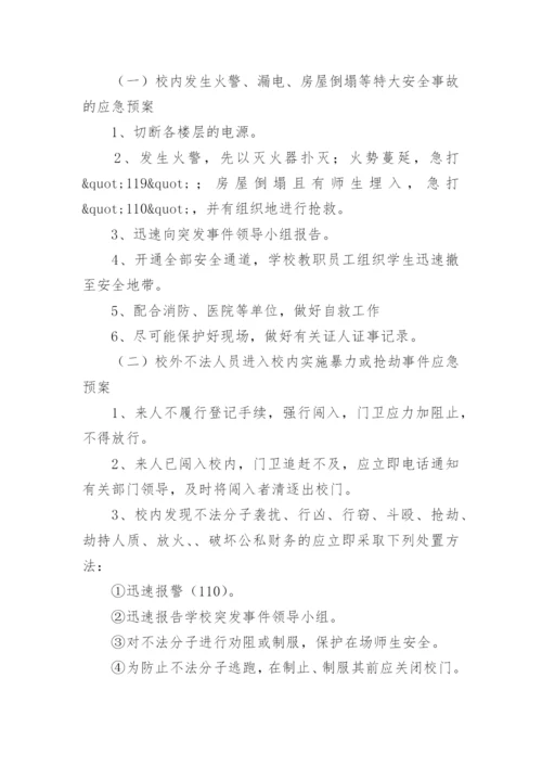 校园安全突发事件应急预案.docx