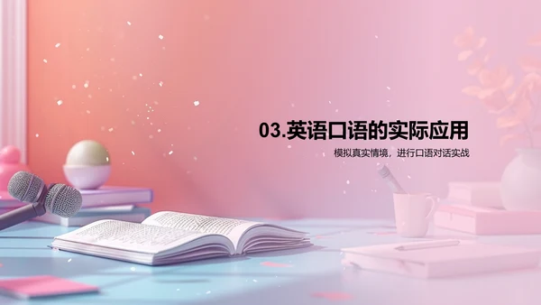 英语口语实战报告PPT模板