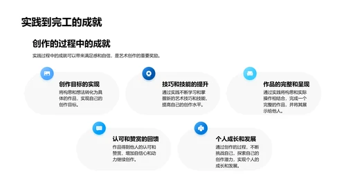 艺术创作实践教程PPT模板