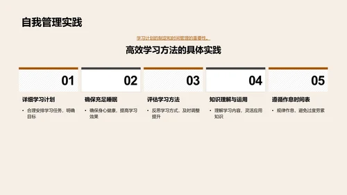 高效学习策略讲座PPT模板