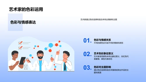 艺术色彩教学PPT模板