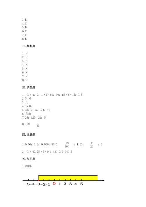 小升初六年级期末试卷精品（含答案）.docx