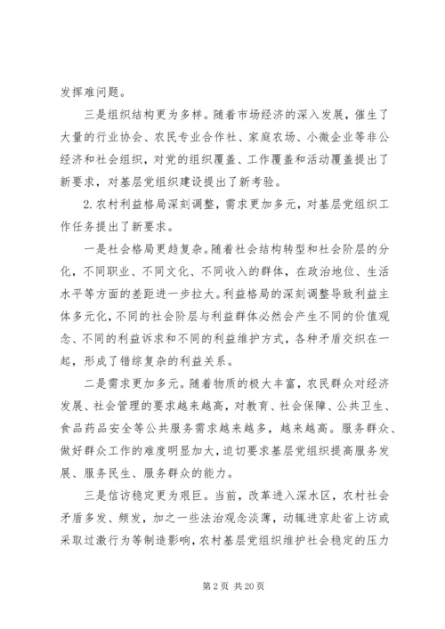 农村党建研讨会讲话稿.docx