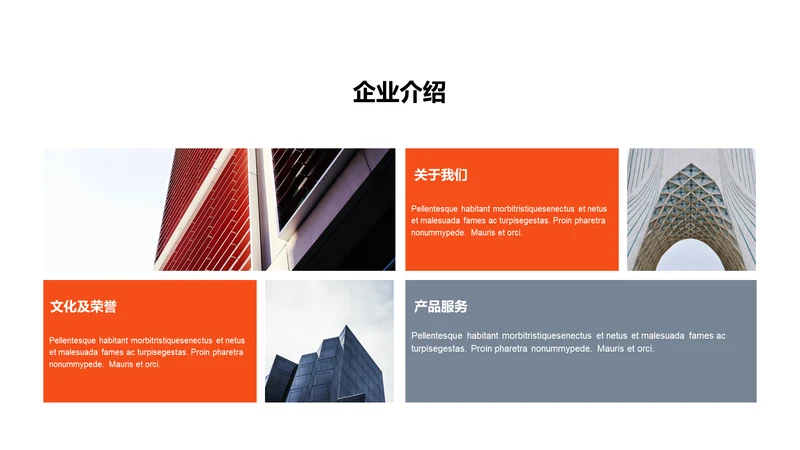 单色扁平3项企业介绍